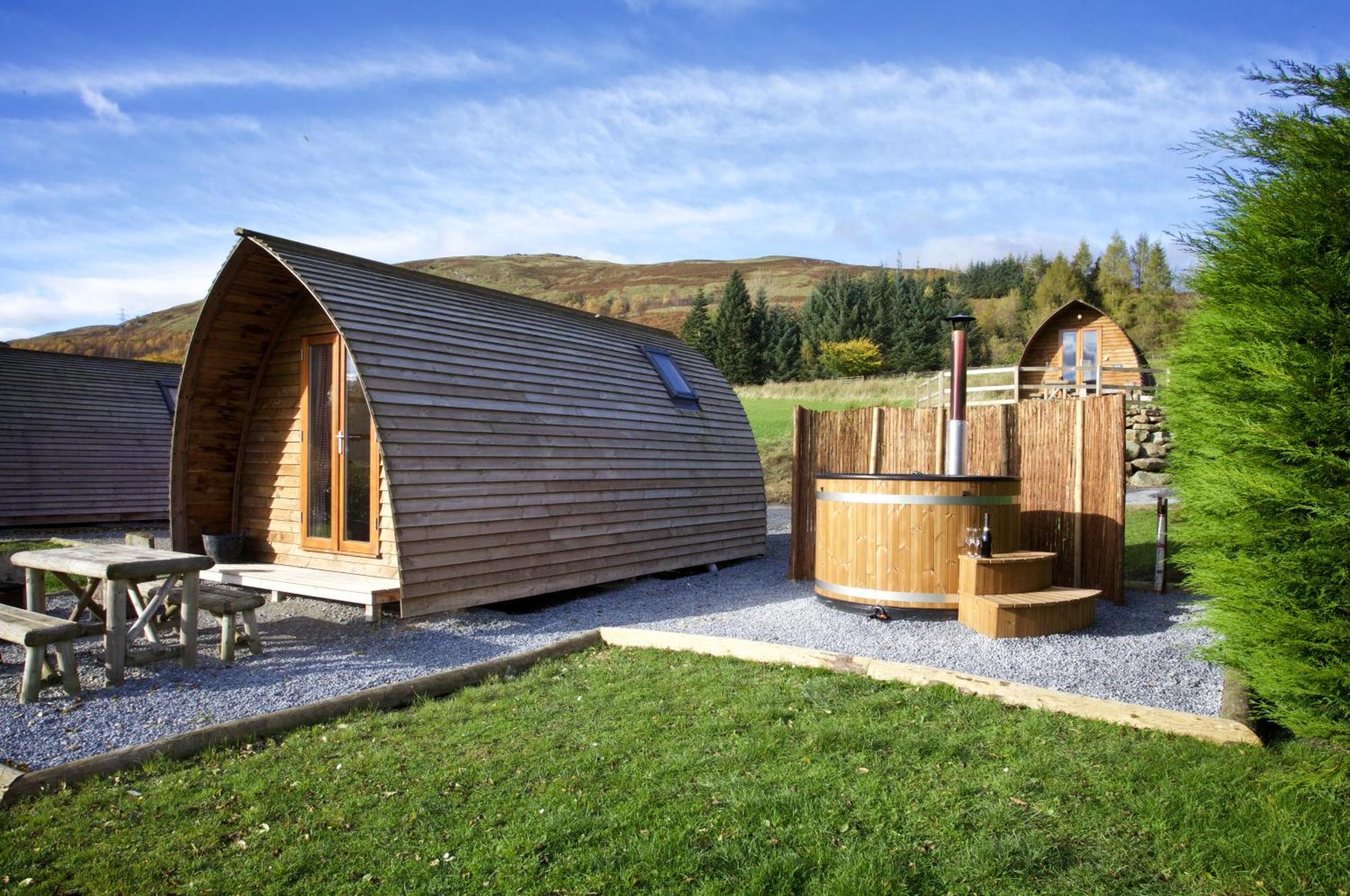 Loch Tay Highland Lodges And Glamping Park Morenish Exterior foto